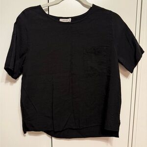 Mod Ref Black Short Sleeve Pocket Tee